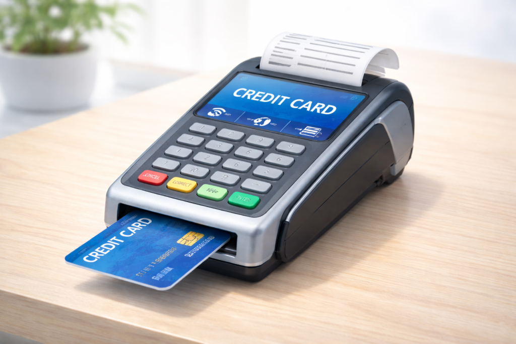 クレジットカード決済処理端末機